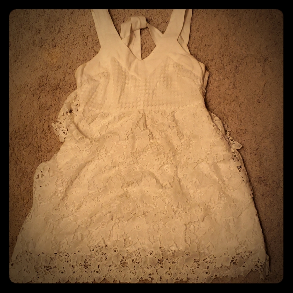 J.O.A. Los Angeles white mini dress size M